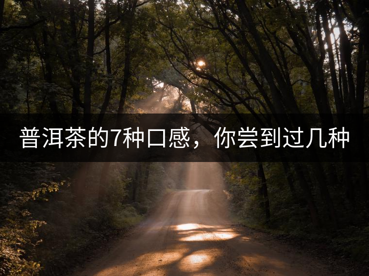 普洱茶的7種口感，你嘗到過幾種？