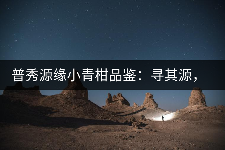 普秀源緣小青柑品鑒：尋其源，續(xù)柑與茶的美好緣分