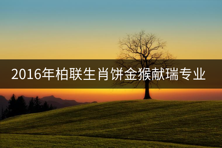 2016年柏聯(lián)生肖餅金猴獻(xiàn)瑞專業(yè)品評