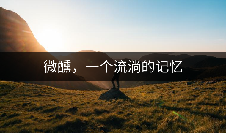 微醺，一個(gè)流淌的記憶