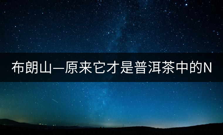 布朗山—原來(lái)它才是普洱茶中的NO.1 布朗山—原來(lái)它才是普洱茶中的NO.1