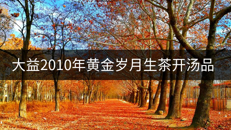 大益2010年黃金歲月生茶開湯品鑒 大益2010年黃金歲月生茶開湯品鑒