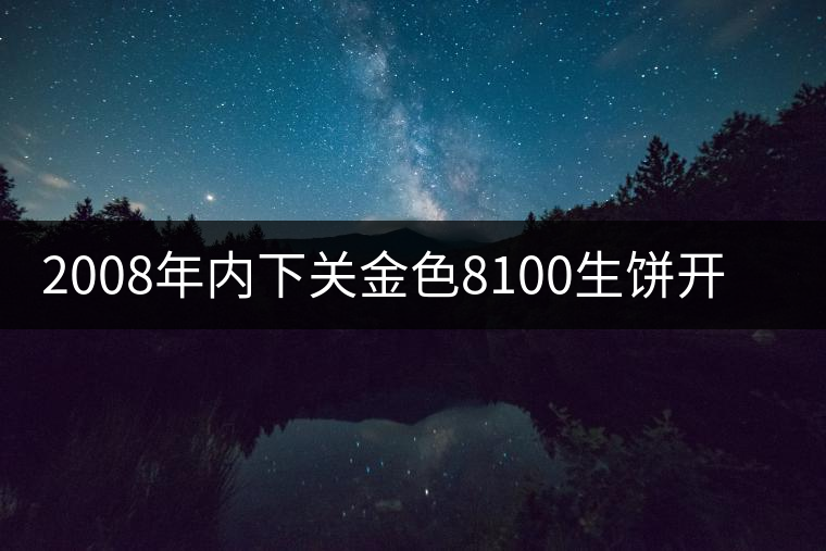 2008年內(nèi)下關(guān)金色8100生餅開(kāi)湯品鑒