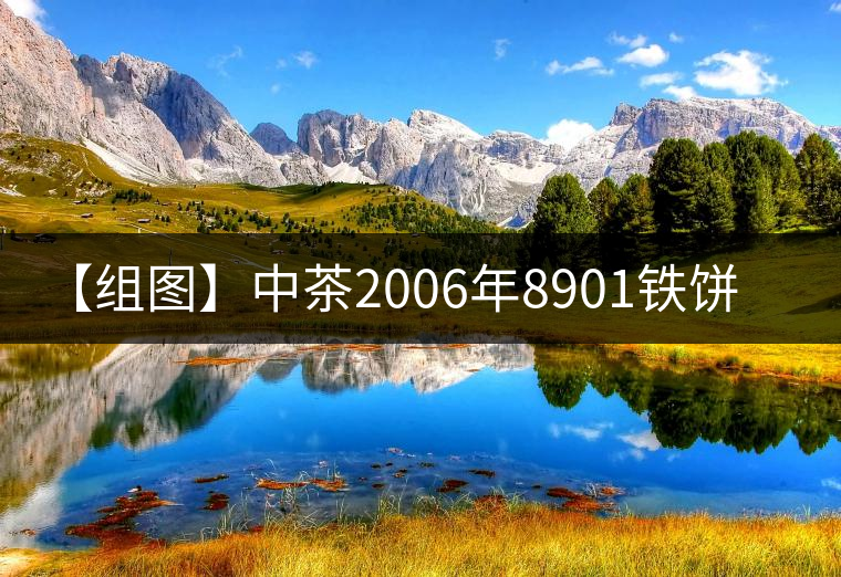【組圖】中茶2006年8901鐵餅開湯 【組圖】中茶2006年8901鐵餅開湯