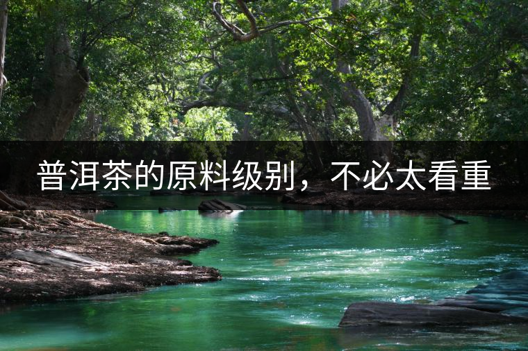 普洱茶的原料級(jí)別，不必太看重