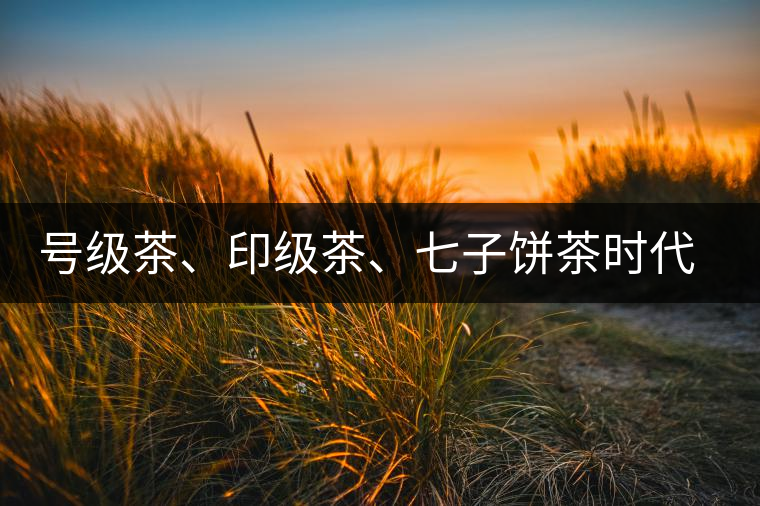 號級茶、印級茶、七子餅茶時代是怎么劃分的？