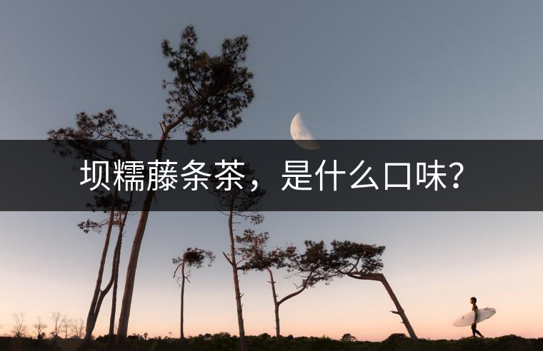 壩糯藤條茶，是什么口味？