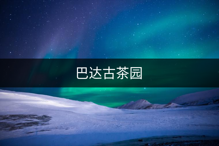 巴達古茶園
