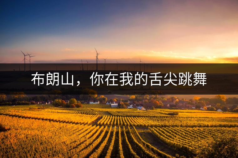 布朗山，你在我的舌尖跳舞