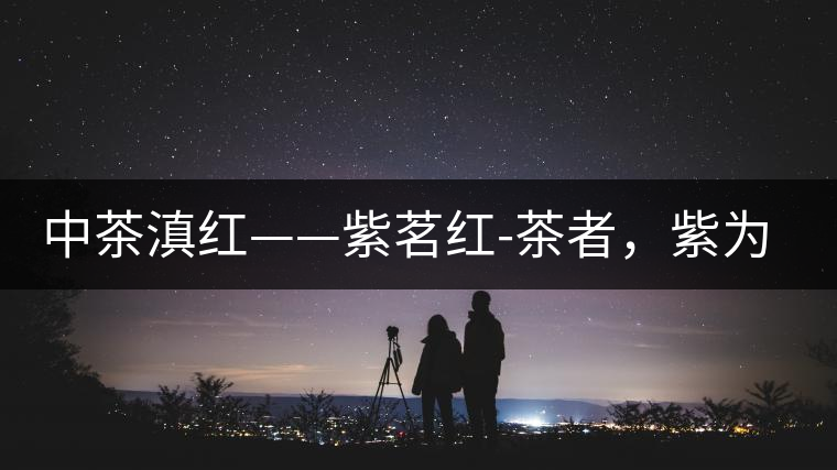 中茶滇紅——紫茗紅-茶者,紫為上 中茶滇紅——紫茗紅-茶者,紫為上