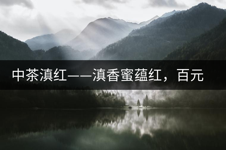 中茶滇紅——滇香蜜蘊紅，百元級口糧好茶