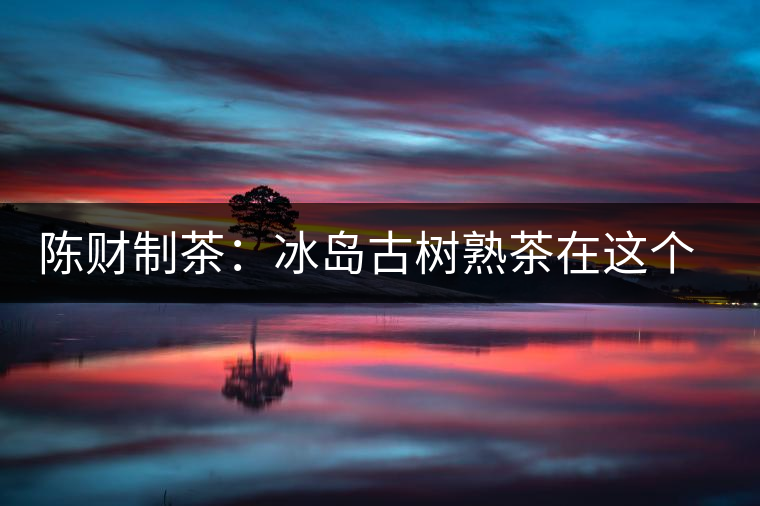 陳財(cái)制茶：冰島古樹熟茶在這個(gè)世界真的存在嗎？