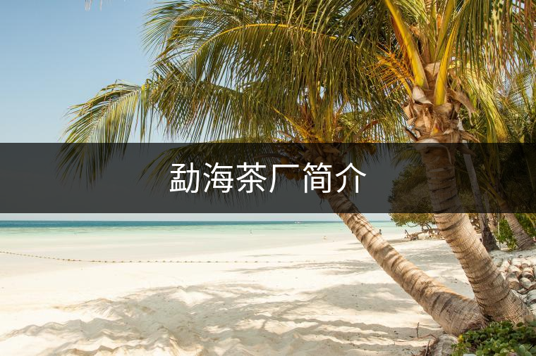 勐海茶廠簡介