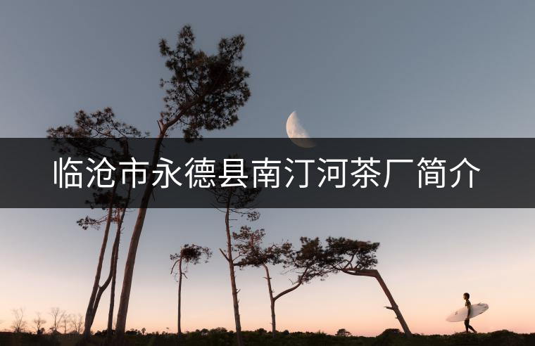 臨滄市永德縣南汀河茶廠(chǎng)簡(jiǎn)介 臨滄市永德縣南汀河茶廠(chǎng)簡(jiǎn)介