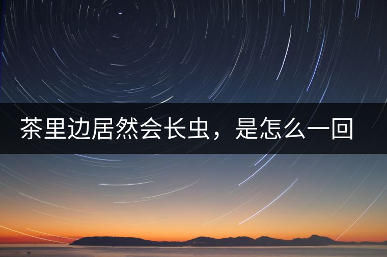 茶里邊居然會長蟲，是怎么一回事呢？