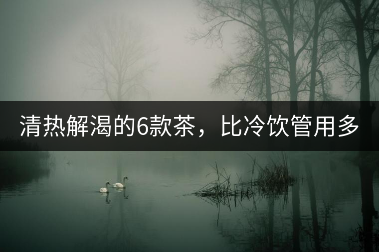 清熱解渴的6款茶，比冷飲管用多了！