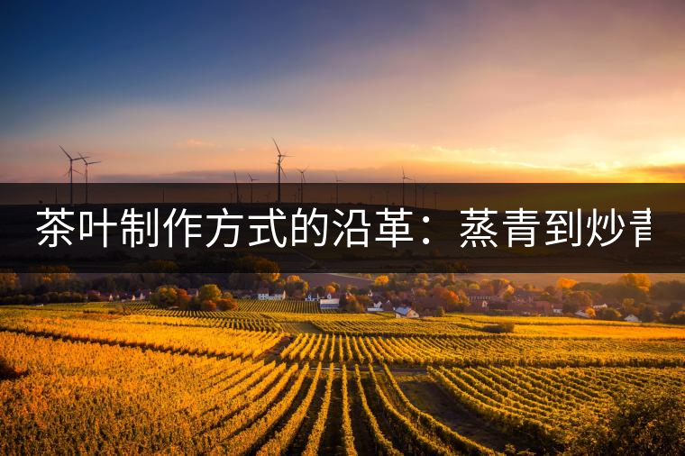 茶葉制作方式的沿革：蒸青到炒青！