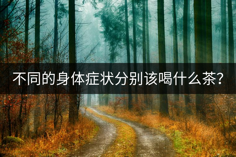 不同的身體癥狀分別該喝什么茶？