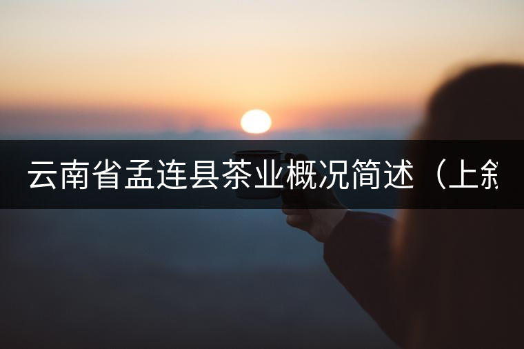 云南省孟連縣茶業(yè)概況簡(jiǎn)述（上敘）