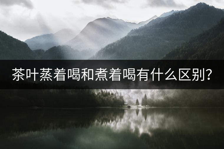 茶葉蒸著喝和煮著喝有什么區(qū)別？