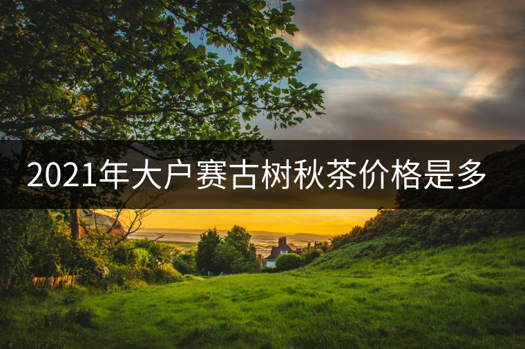 2021年大戶賽古樹秋茶價格是多少? 2021年大戶賽古樹秋茶價格是多少?