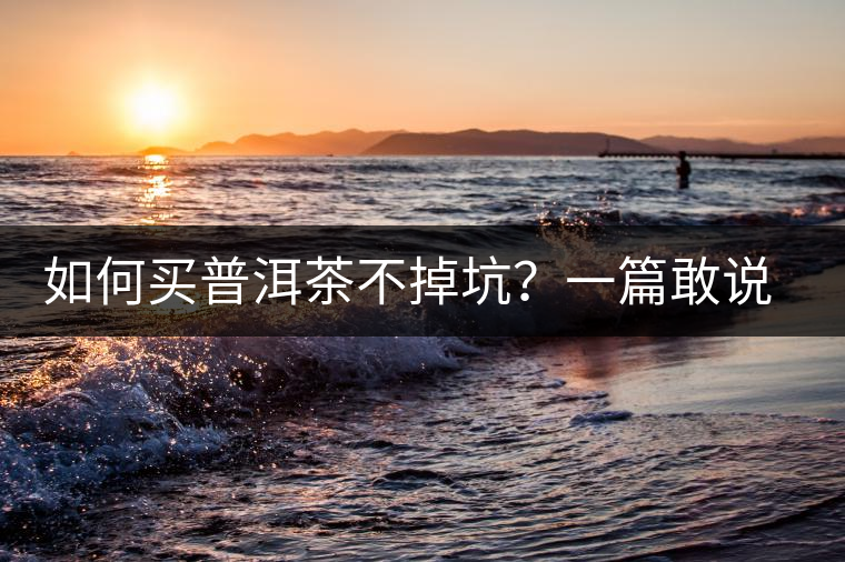 如何買(mǎi)普洱茶不掉坑？一篇敢說(shuō)真話(huà)的良心之作。