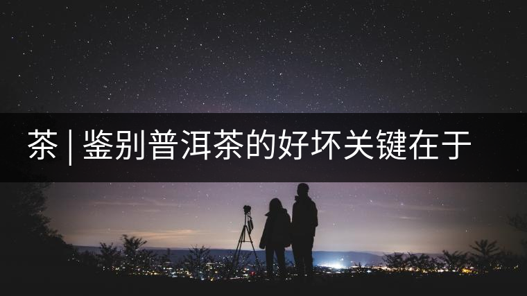 茶 | 鑒別普洱茶的好壞關(guān)鍵在于這7條鐵律 茶 | 鑒別普洱茶的好壞關(guān)鍵在于這7條鐵律