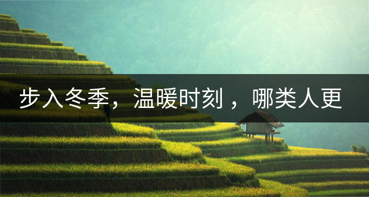 步入冬季，溫暖時刻 ，哪類人更適合 喝普洱熟茶