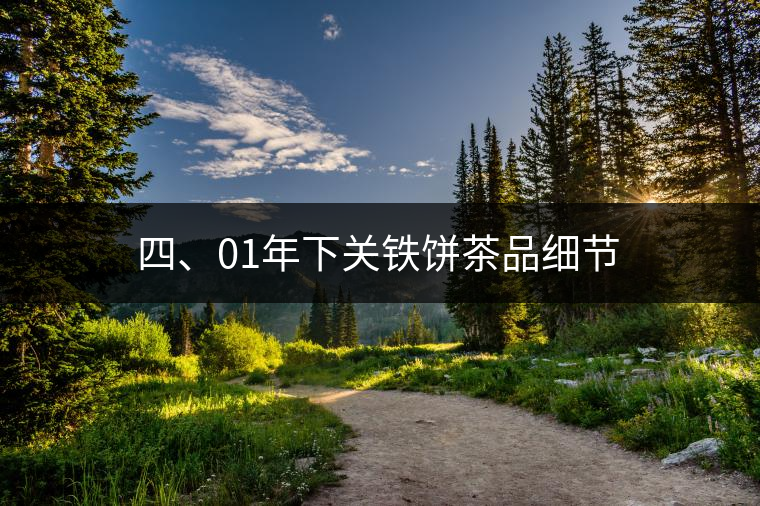 四、01年下關(guān)鐵餅茶品細節(jié)