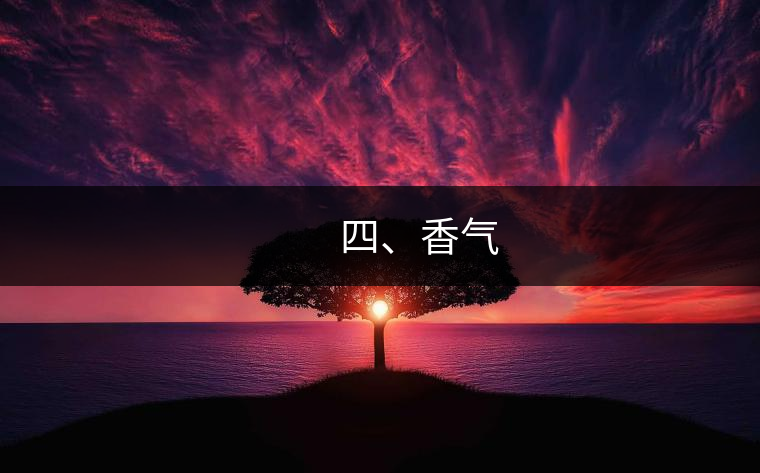 　　四、香氣