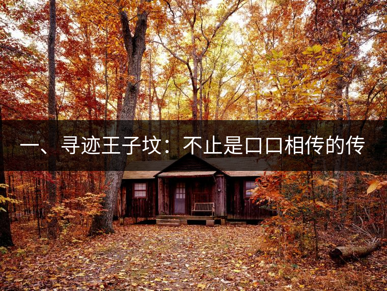 一、尋跡王子墳：不止是口口相傳的傳說，是刻在土地里的歷史